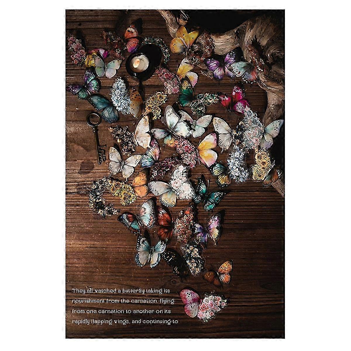 Retro Notebook Decorative Stickers: DIY Labels for Magic Pink & Other Notebooks