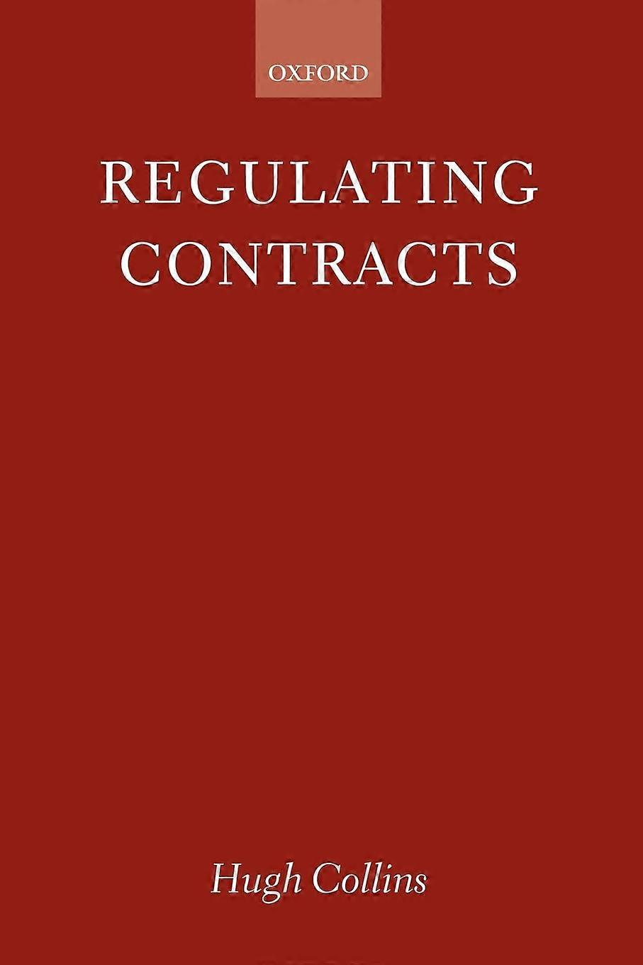 Regulating Contracts - Hugh Collins - Paperback - en Book