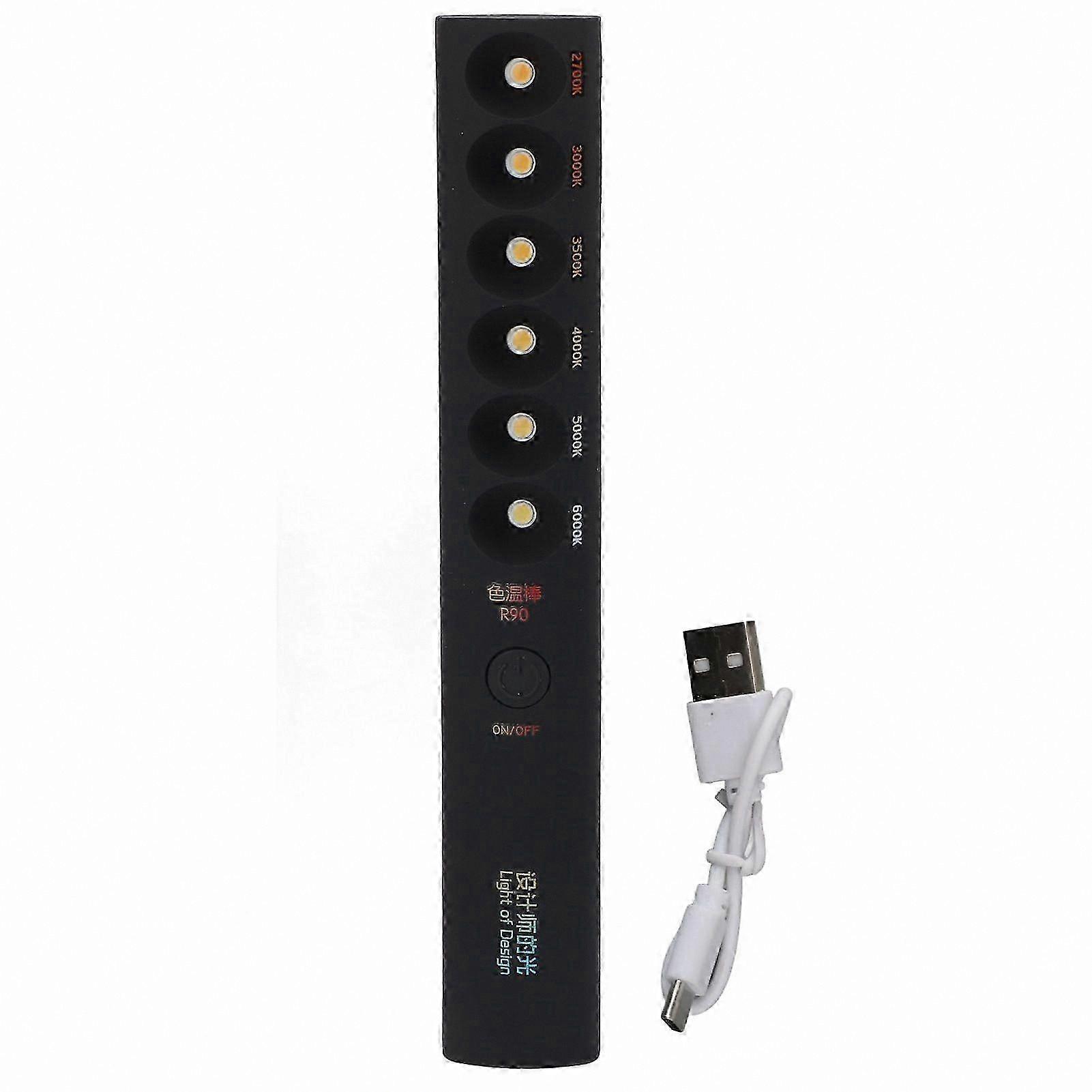 Adjustable LED Light Stick with 6 Modes for Photography and Video Production, Rechargeable and Portable Design