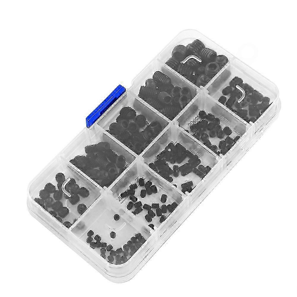 240 Socket Screw Assortment Allen Head Socket Hex Set Grub Screw Box Kit DIN916 M3-M8 2025