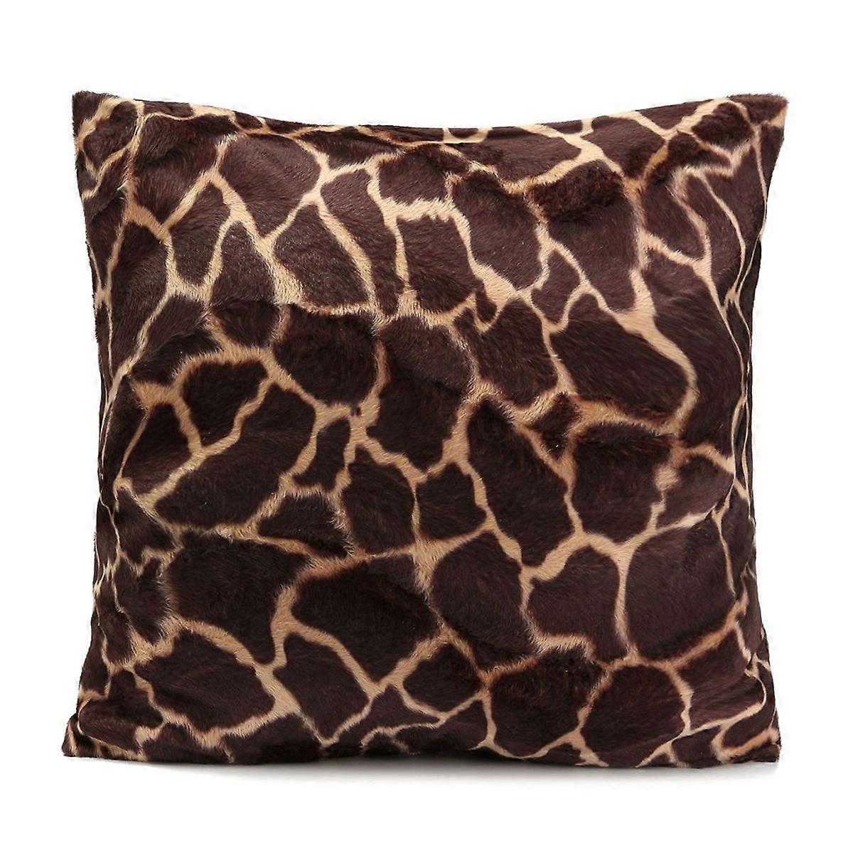 Plush Stuffing Throw Pillow Cover Leopard Design for Comfortable Use 04