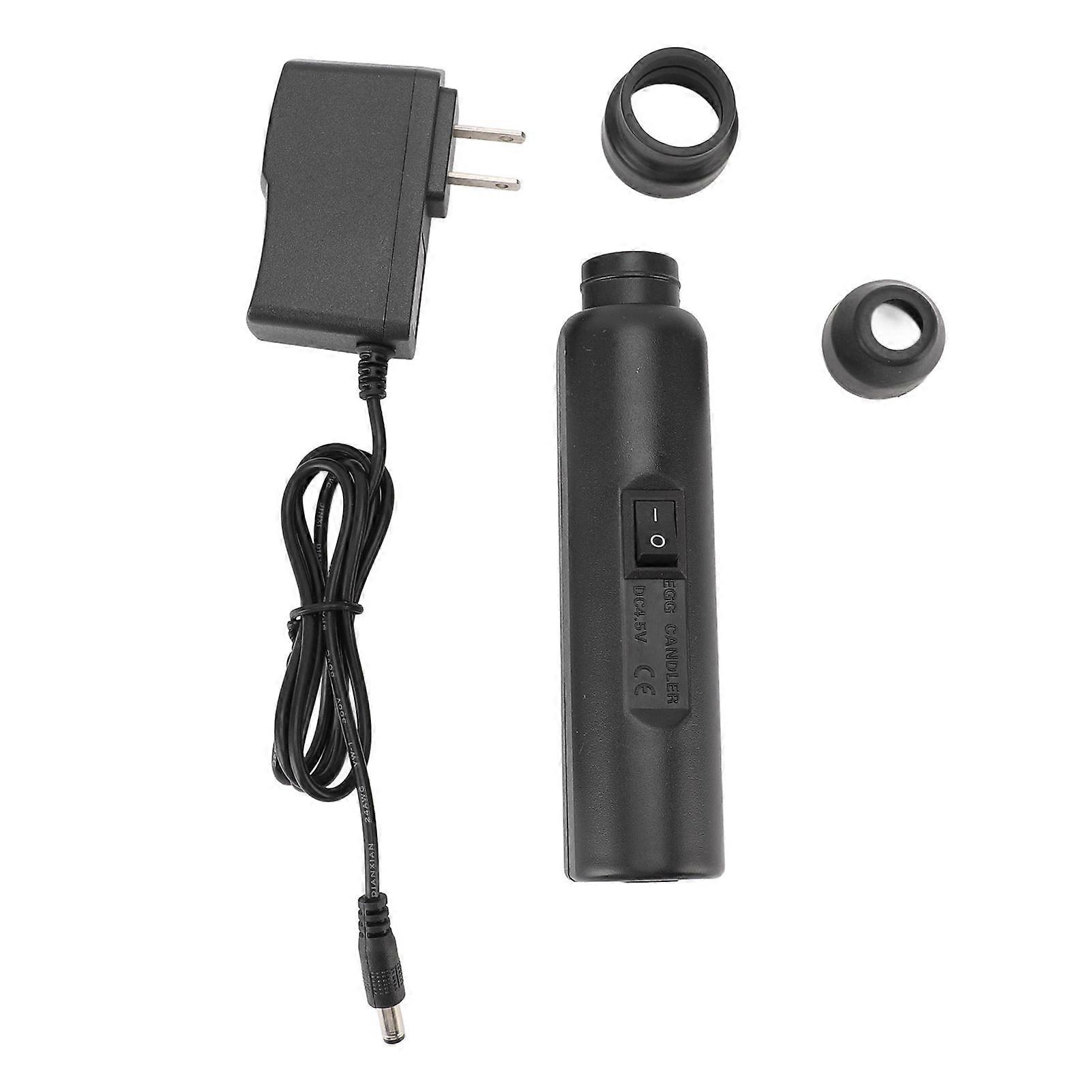 Egg Candler Tester for Monitoring Eggs Development Bright Cool LED Light Egg Candling Lamp LED Egg Light Tester US Plug 100-240V