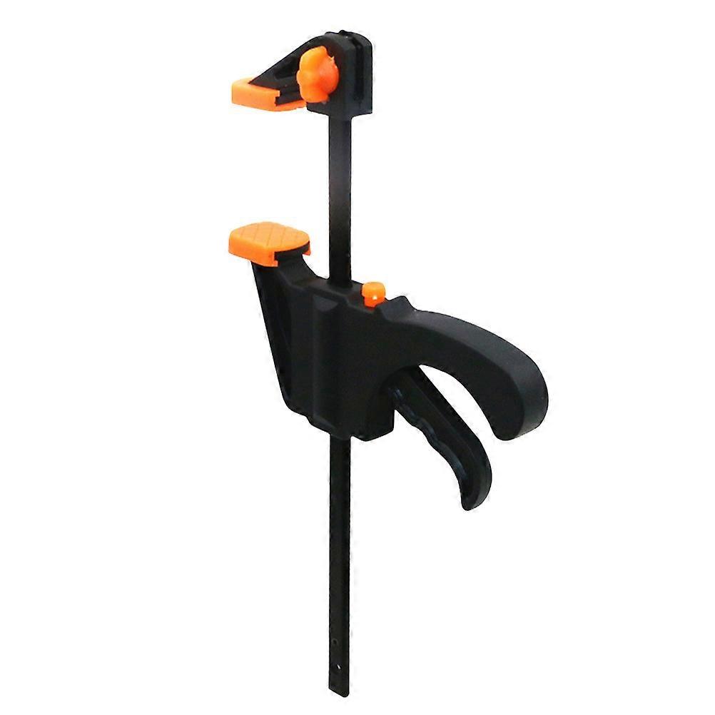 Woodworker's Rail Clamps F Clamp for Woodworking Projects Heat-Treated Black Steel Body with Quick Release 1Set