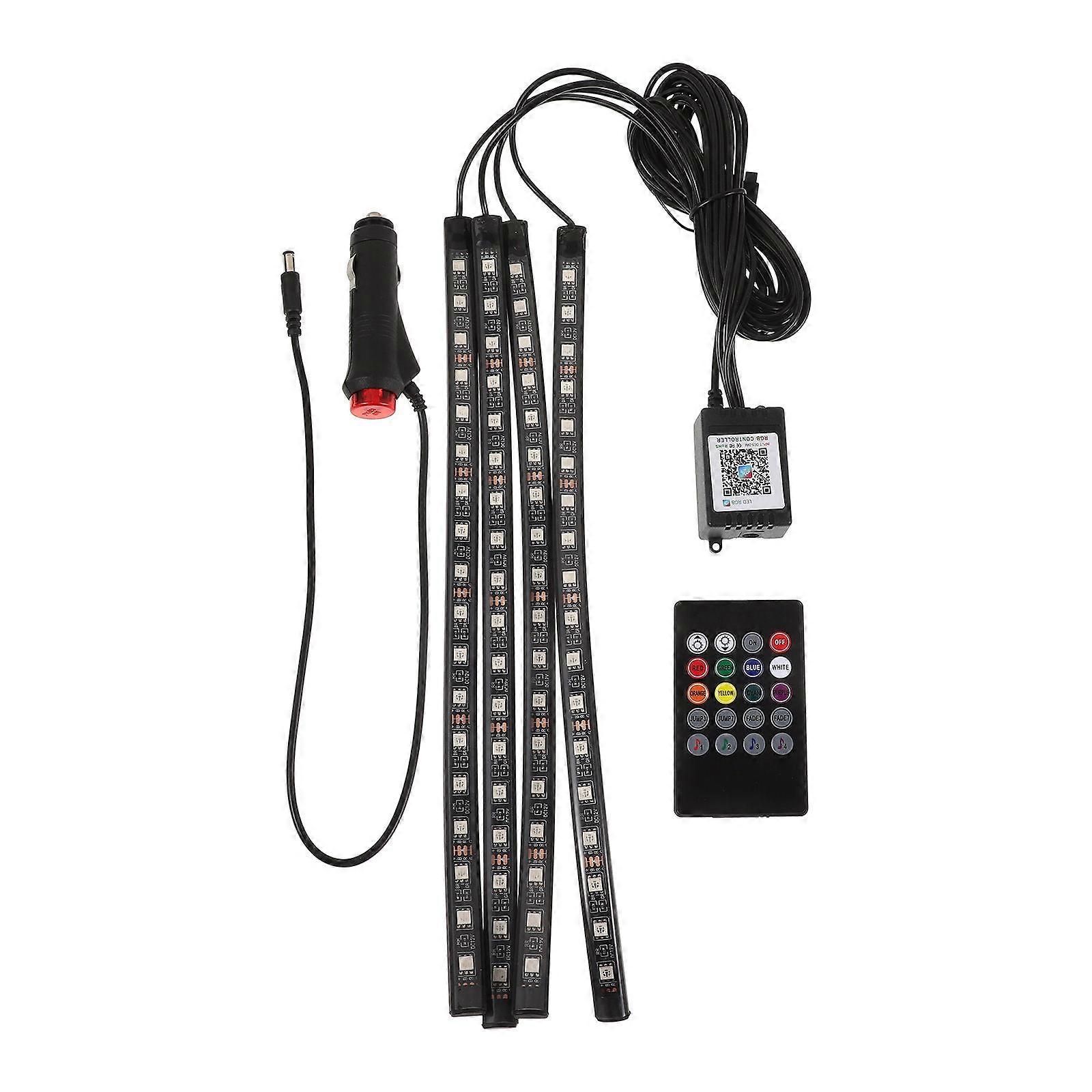 Interior Lights Lights for Atmosphere Light 2Sets Colorful
