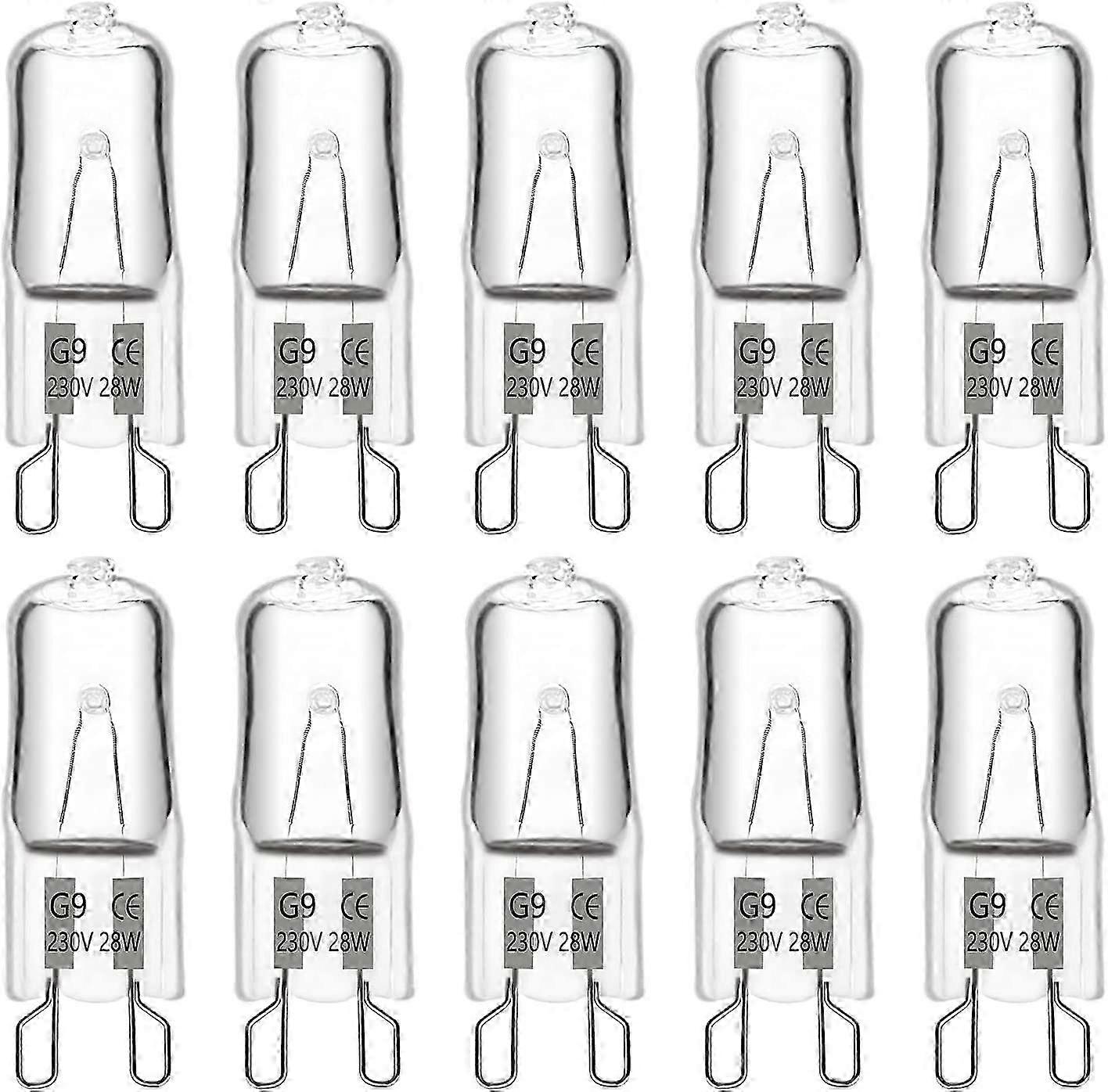 Dimmable G9 bulb 28W warm white for wall sconces