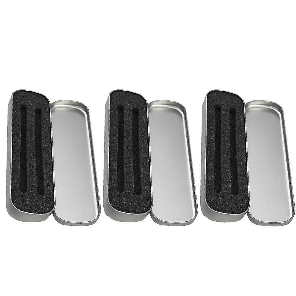 Metal Pencil Box Multi-Function Pen Organizer for Storage 12Pcs