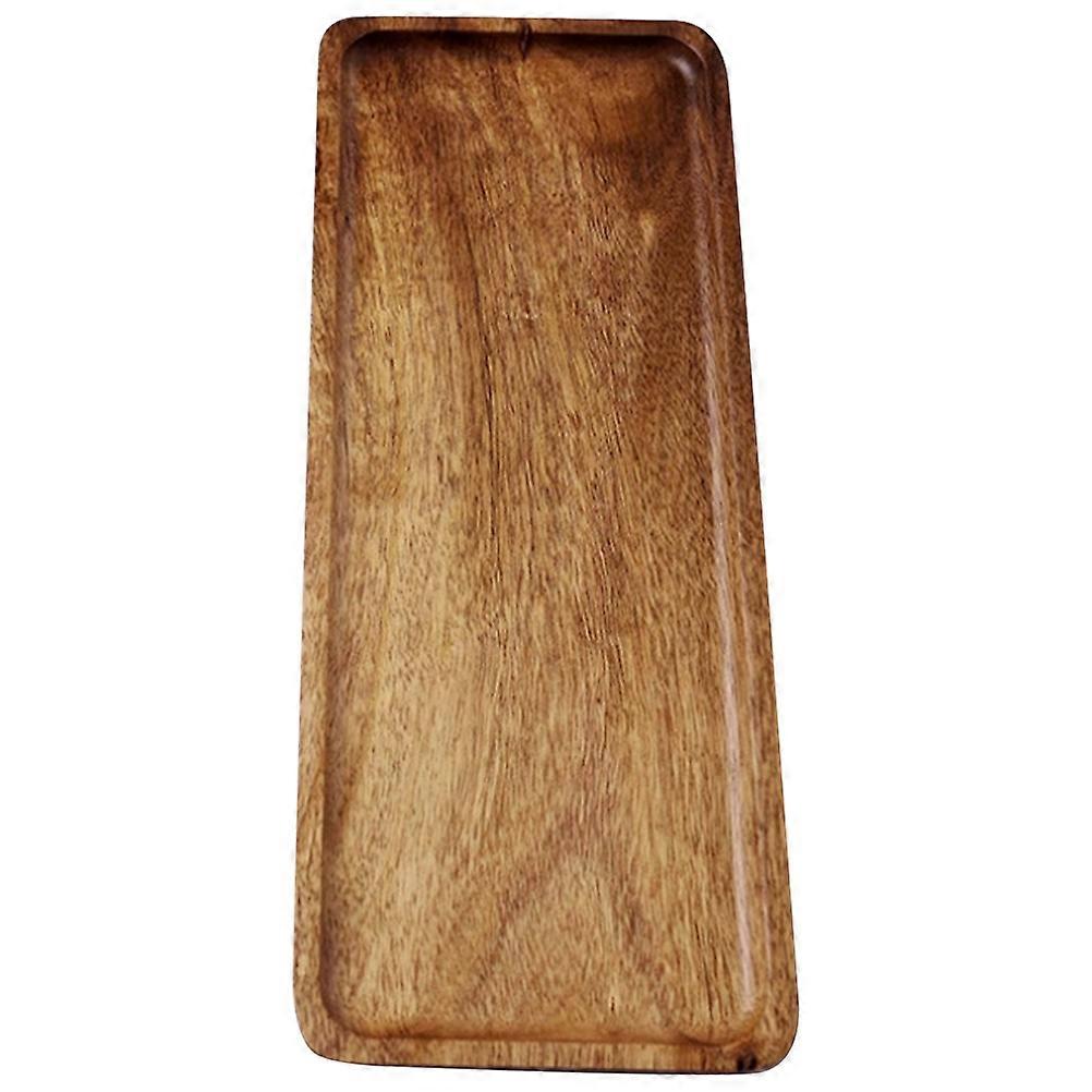Wood Serving Tray Fruit Bread Storage Tray for Kitchen Use 2Pcs