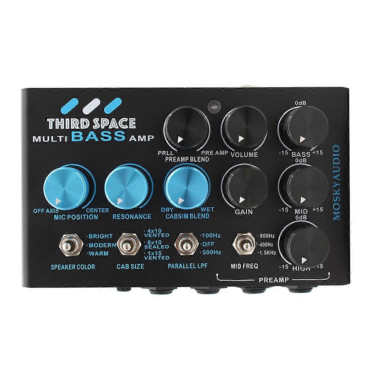 Third Space Multi Amp Pedal Integrated Simplifier Station & Cabinet Sim Effect for Electric