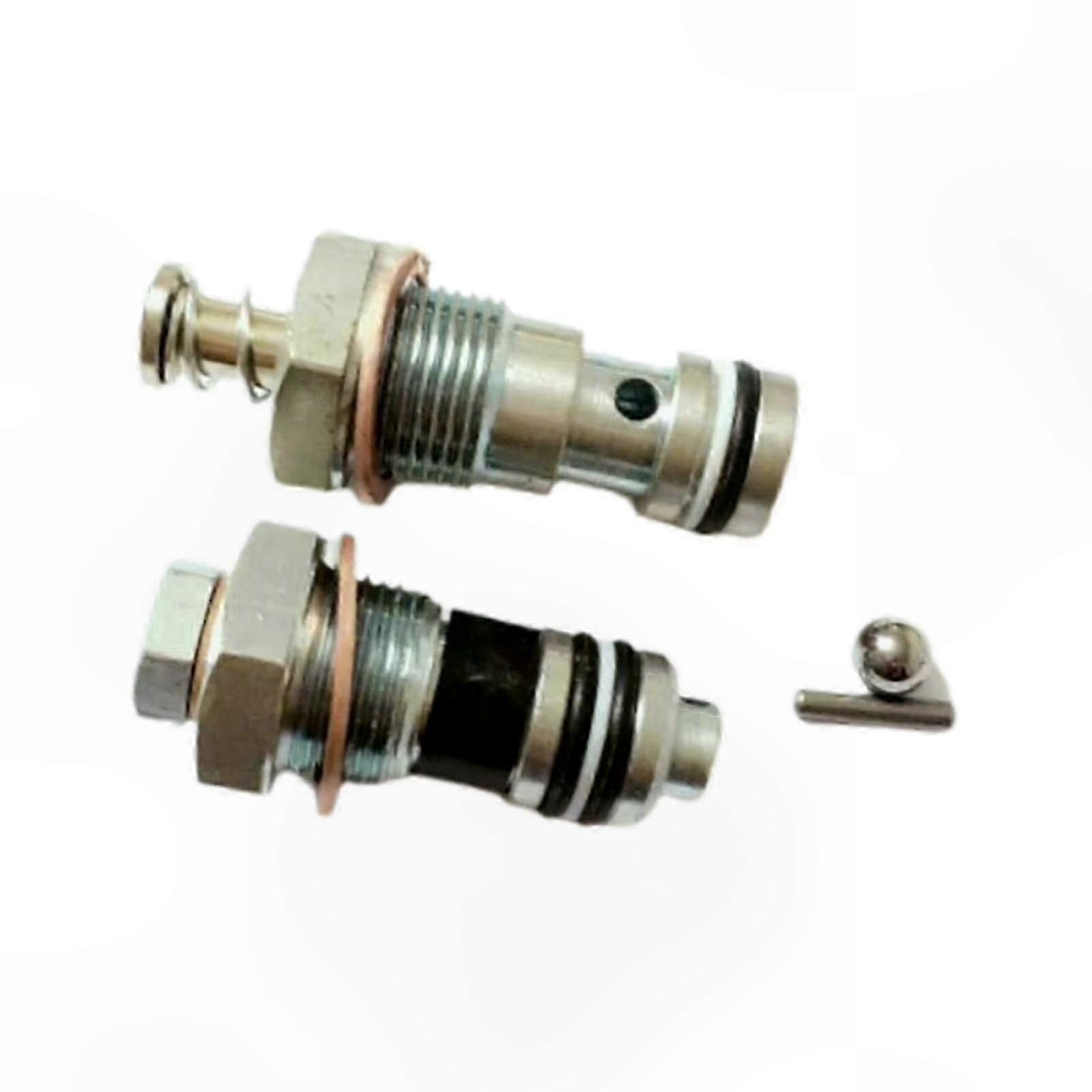 Hydraulic Pallet Truck Valve Spool Set, Manual Forklift Cylinder Component, Durable Silver 5.28cm Spool Replacement Part