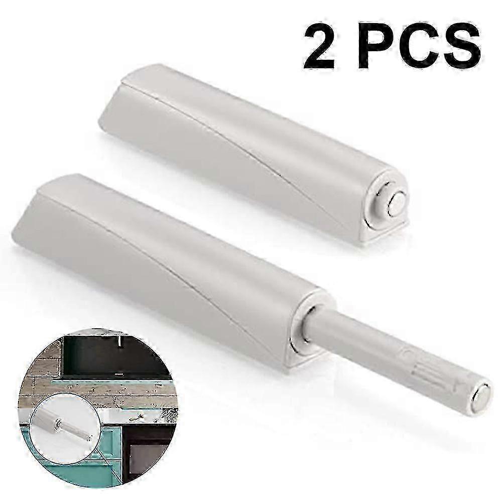 2 Pack Heavy Duty Magnetic Push Latches for Cabinet & Drawer - Recessed Push-to-Open Design 2025