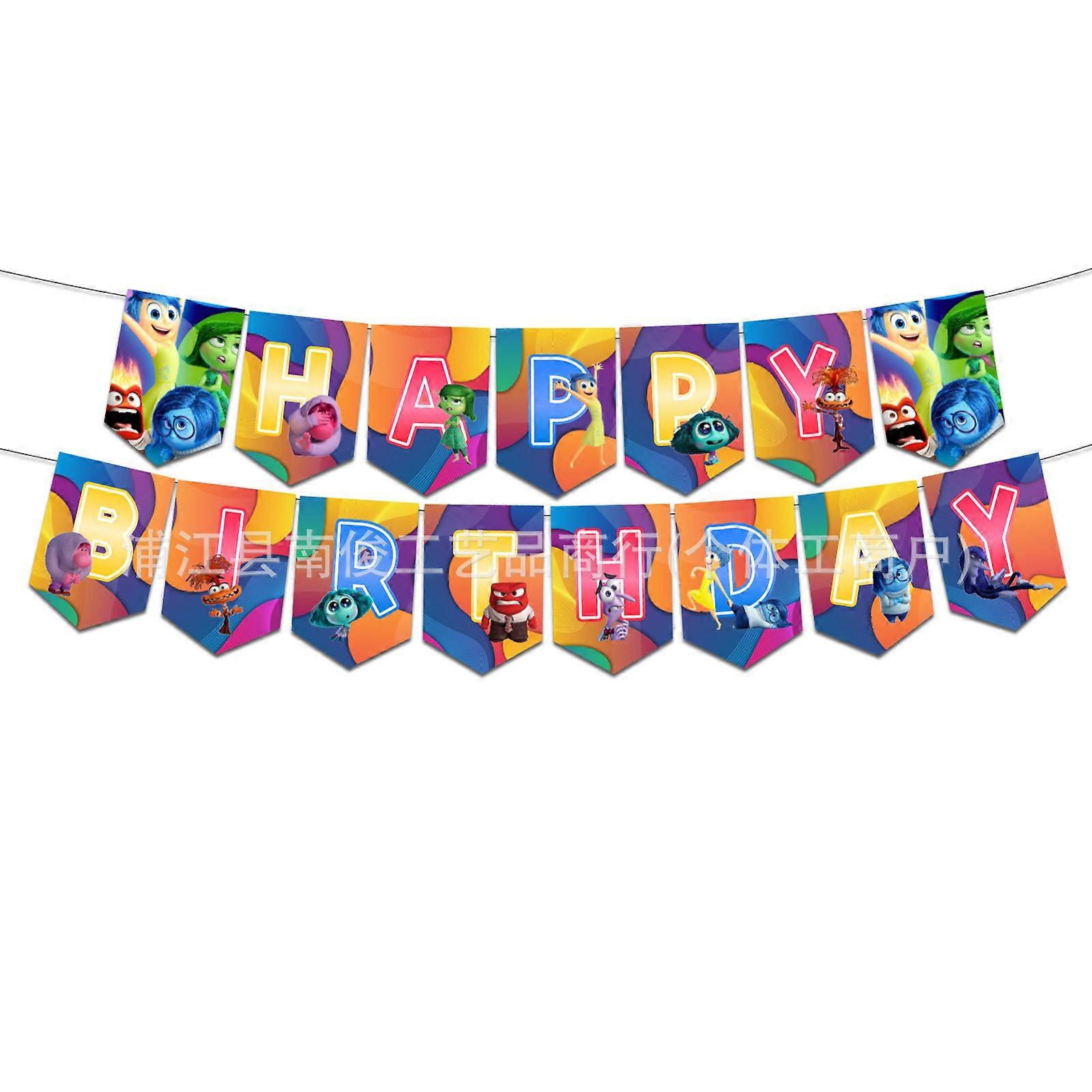 Inside Out Themed Children's Birthday Party Decorations