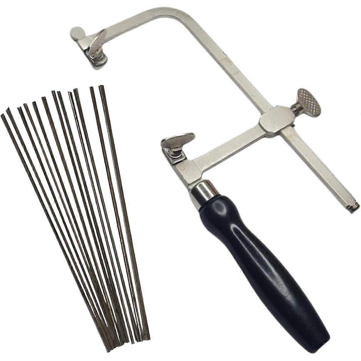 Jeweler'S Saw Frame with 144 Assorted - Adjustable for Woodworking, Jewelry Making, Craft & Hobby Use