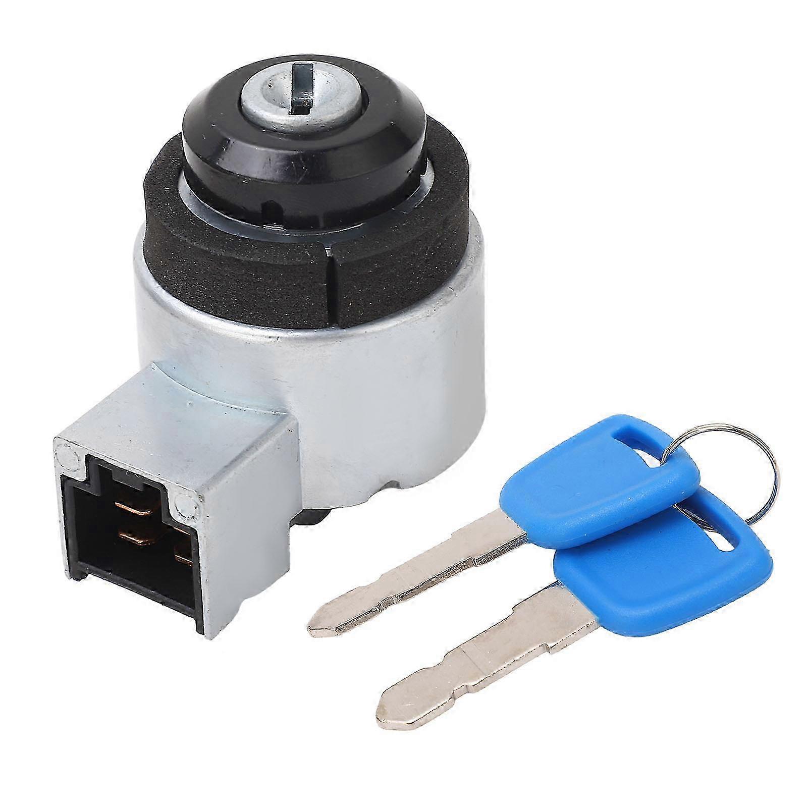 Heat Resistant Ignition Starter Switch SBA385202601 with Keys Replacement for New Holland TC21DA TC23DA