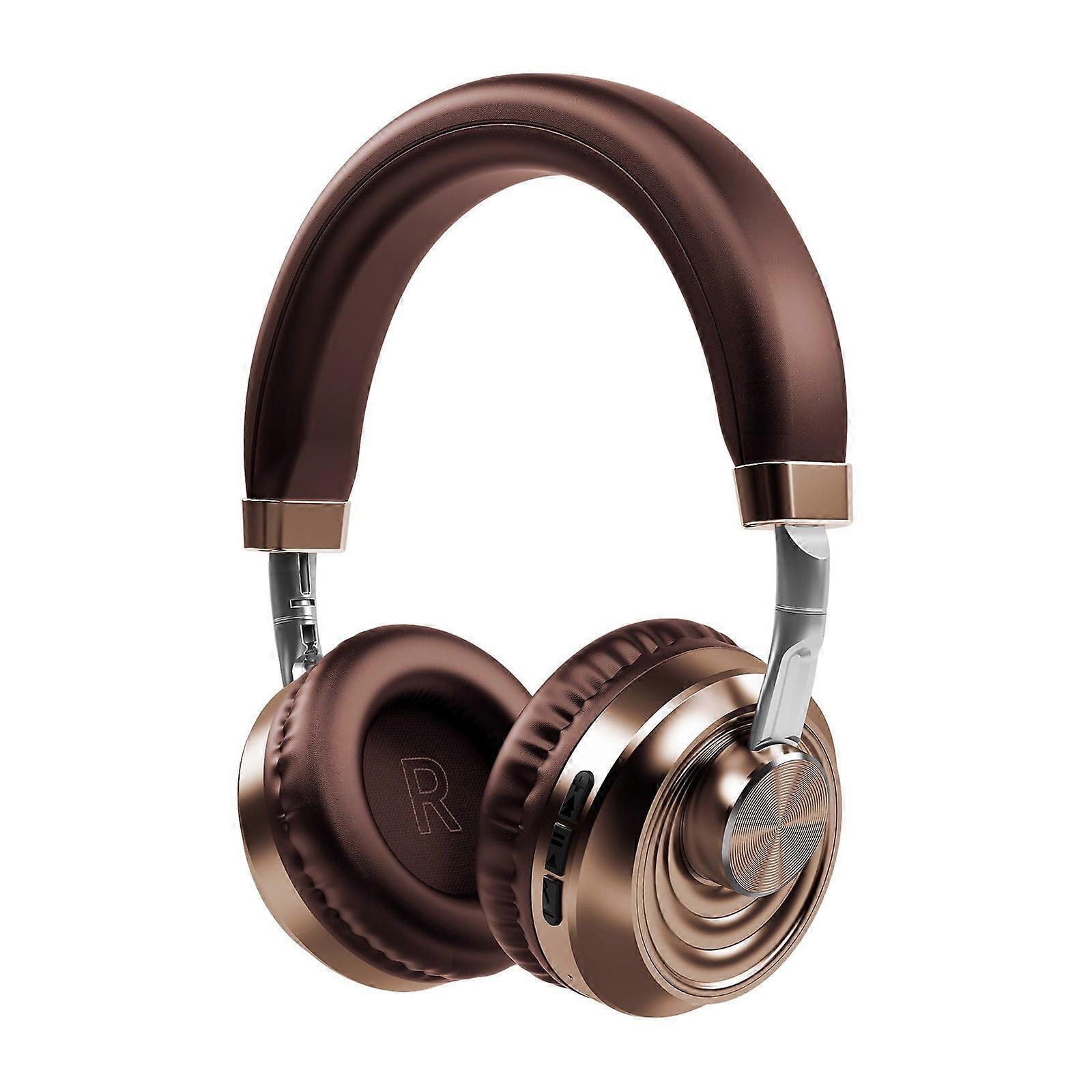 SHENGXINY Over Ear Wireless Headphones, Noise-cancelling Bluetooth Headset Compatible with iOS & Android, Folding Metal Design, Ultra-long Battery,
