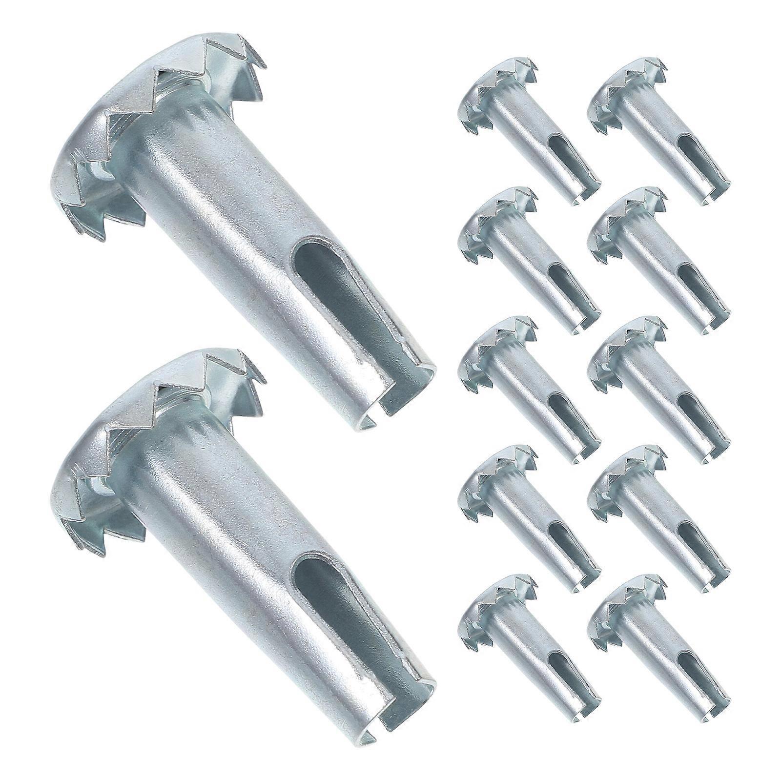 Iron Caster Stem Sleeve for Furniture Wheels with 36Pcs Caster Sockets Set
