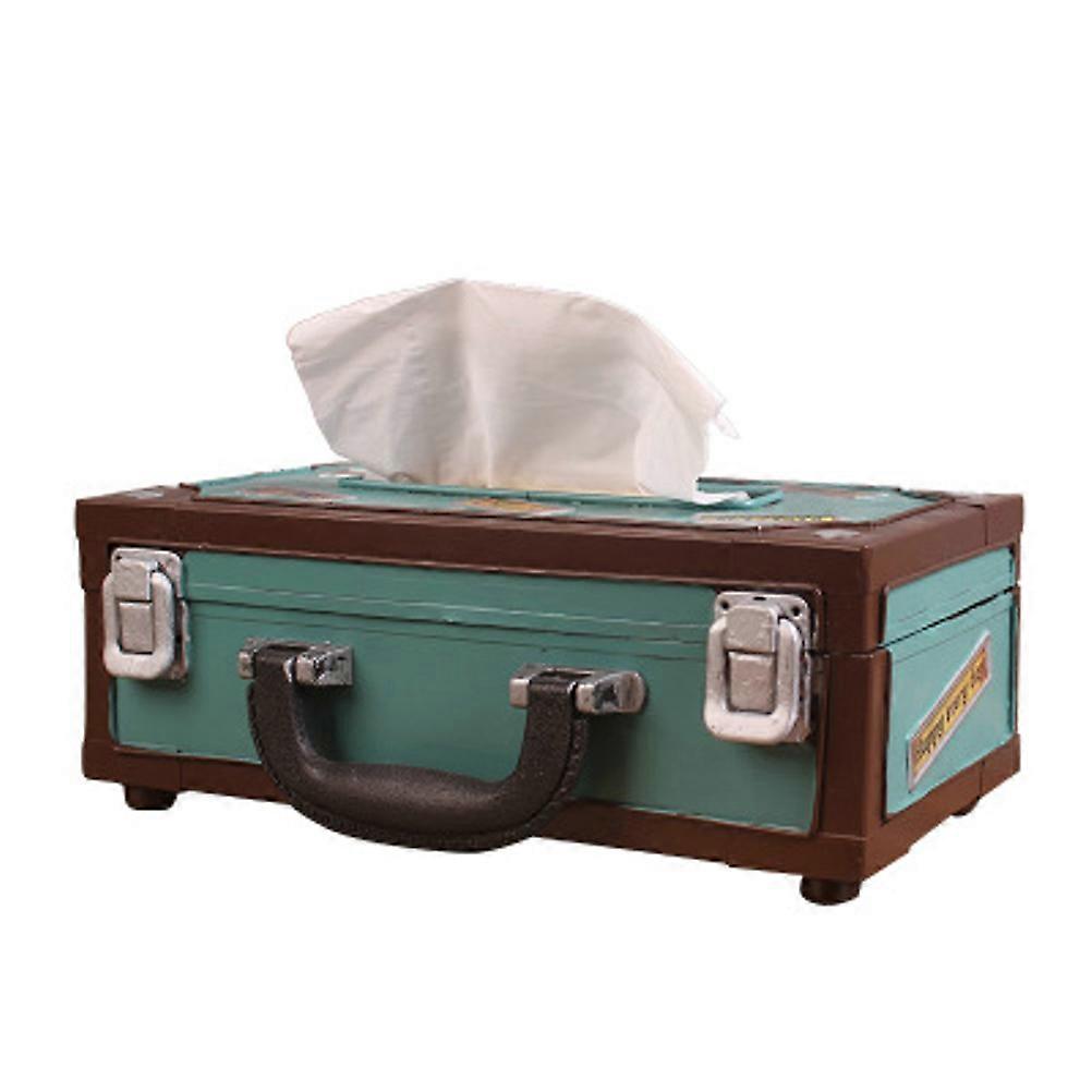 Square Storage Box Tissue Box for Paper Holding in Office 2Pcs