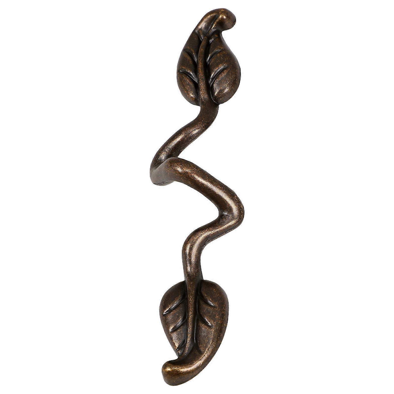Retro Pull Handle Leafy Drawer Pull for 2Sets Zinc Alloy Cabinet Hardware