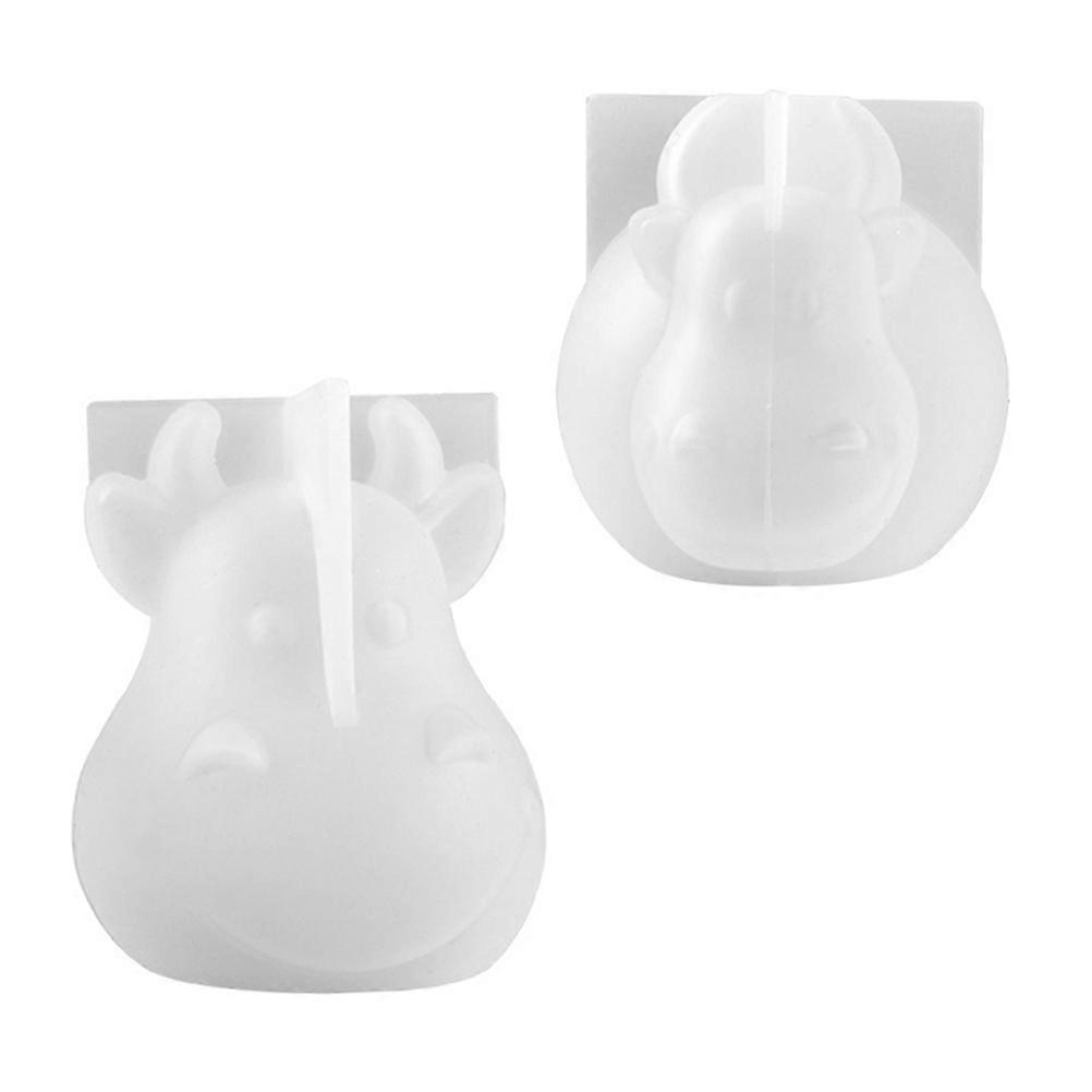 Epoxy Resin Mold 2Pcs Animal Cute Molds Transparent Silicone For Modeling Tools Or Fun Home Decoration Projects