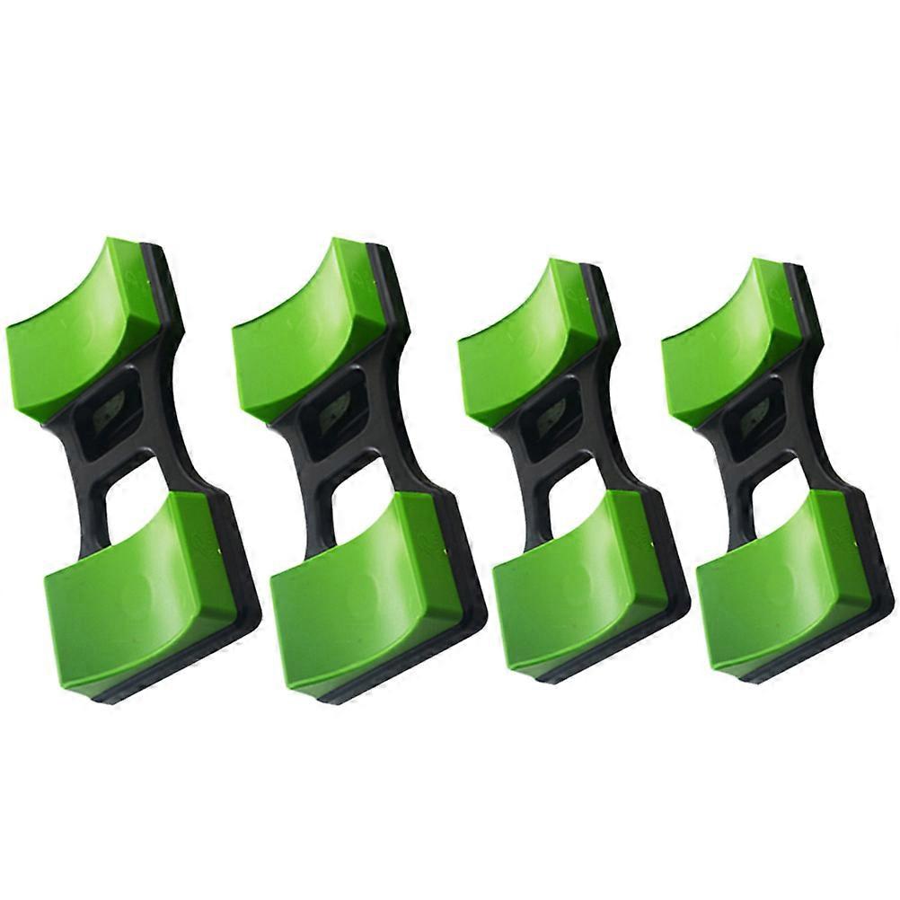 Dumbbell Holder Stand Storage Dumbbells Home Use Green Plastic 4Pcs