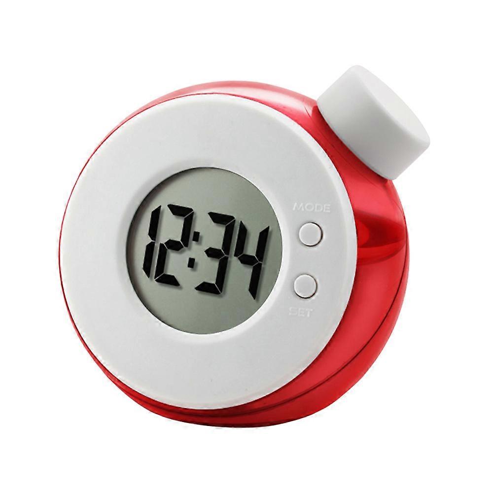 Red Water Energy Clock for Time Measure Use 2Pcs LED Display