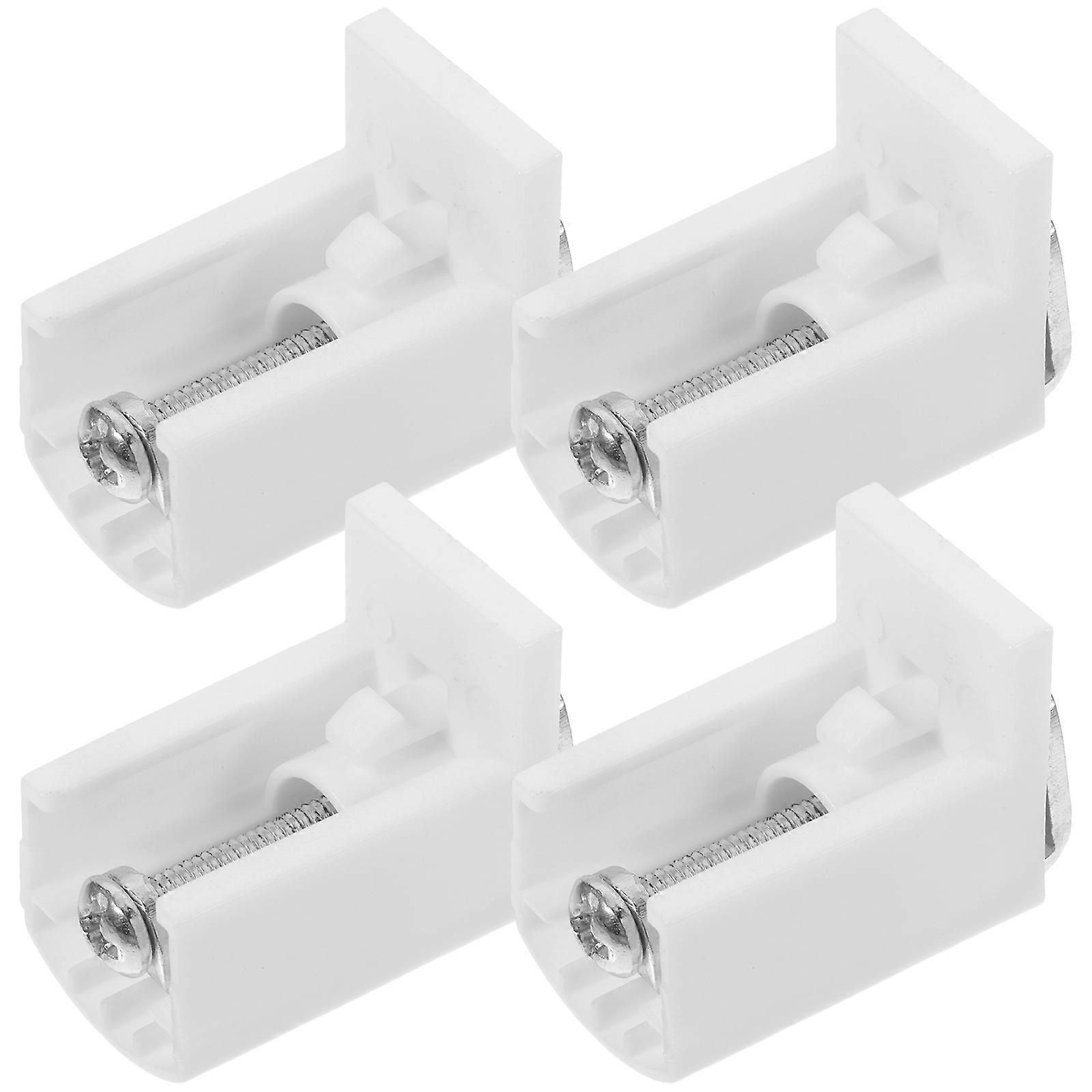 Blind Brackets Mounting Bracket for Window Blinds 4Pcs White