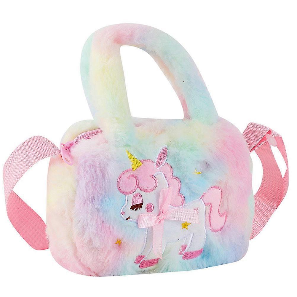 Cute Unicorn Crossbody Bag Designed For Girls Suitable For Shopping And Parties 5Pcs