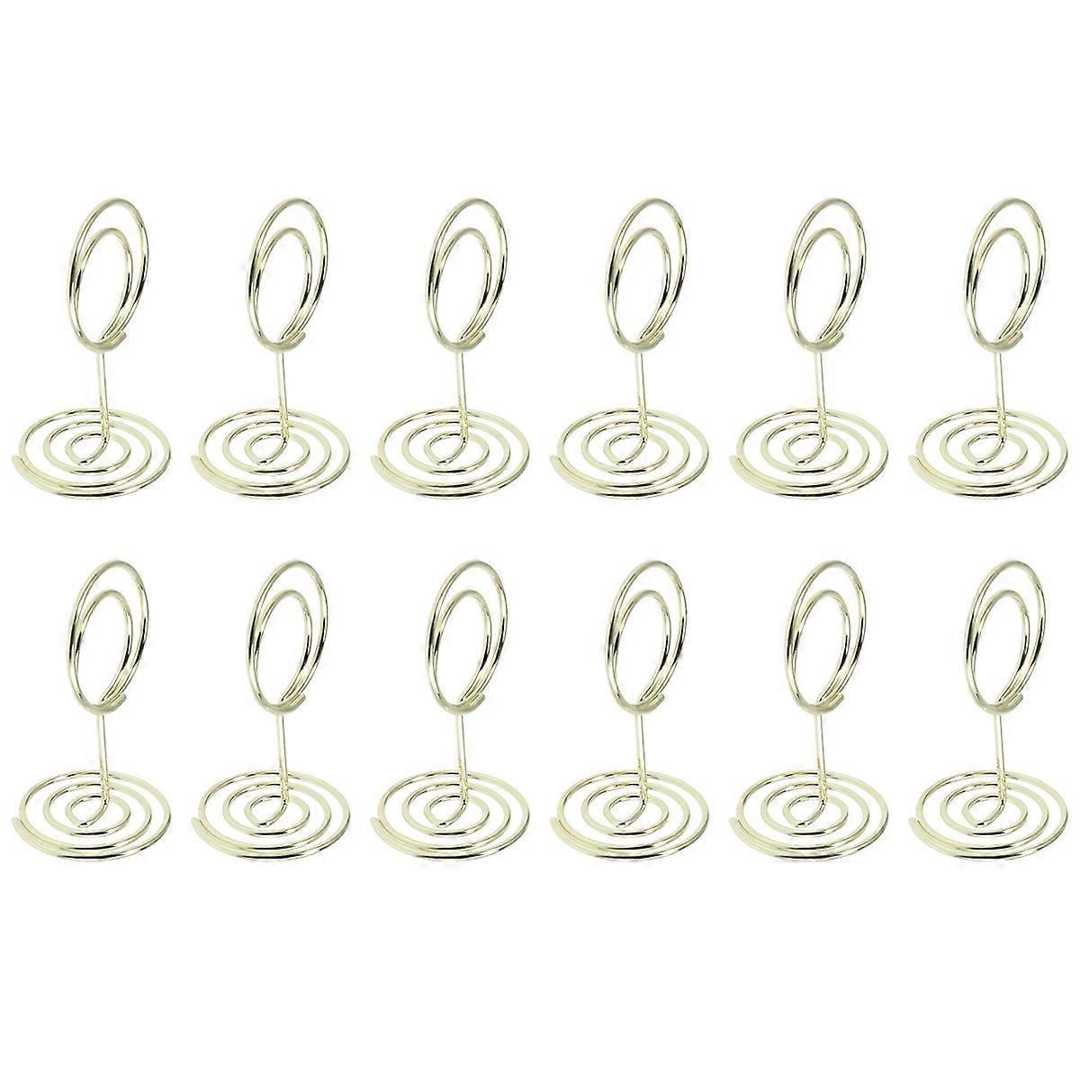 Table Decoration Memo Clip Holders Suitable For Parties And Weddings Featuring Circle Shape 36 Pcs