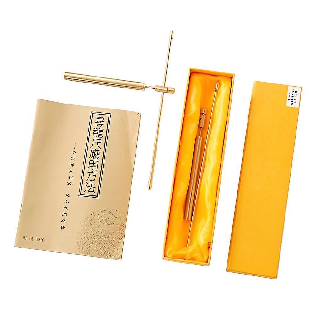 Professional Dowsing Rod Waterproof Feng Shui Probe Detector Adjustable Handheld for Copper Energy Detachable Tool