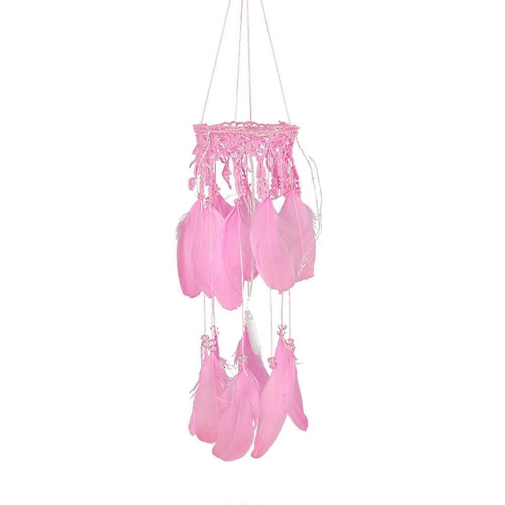 Room Wall Decor Dream Catcher Pendant with Night Light 3Pcs