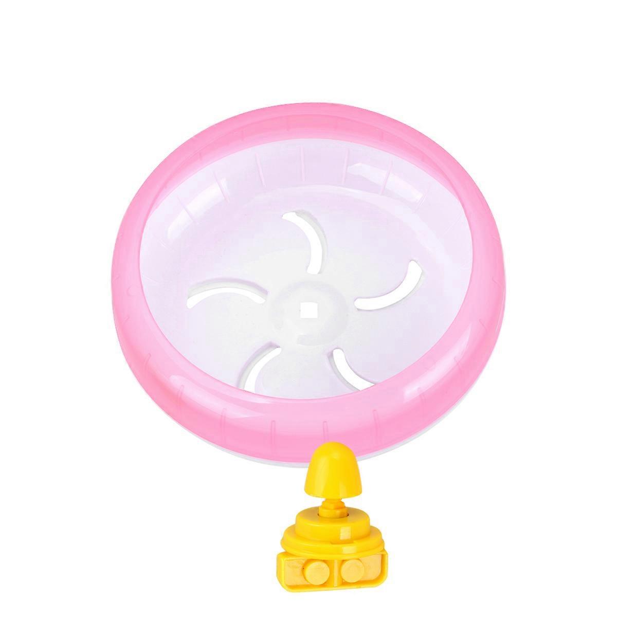 Pet Exercise Wheel Silent Multipurpose Run Disc for 3Pcs Pink Small Animals
