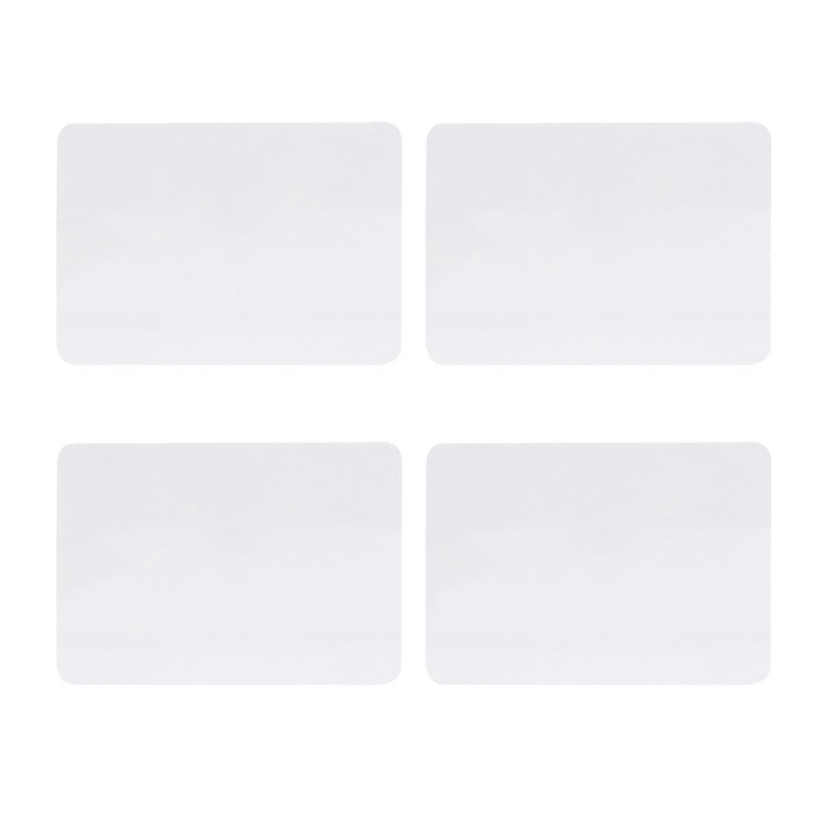 Small White Board Desktop Whiteboard for Recording 12Pcs White Office Use