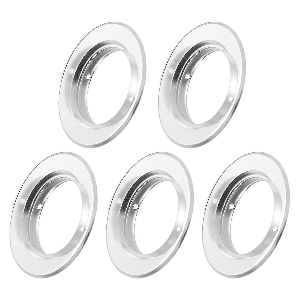 Silver Breeding Box Protective Ring for Bird Cage Durable Aluminum Alloy