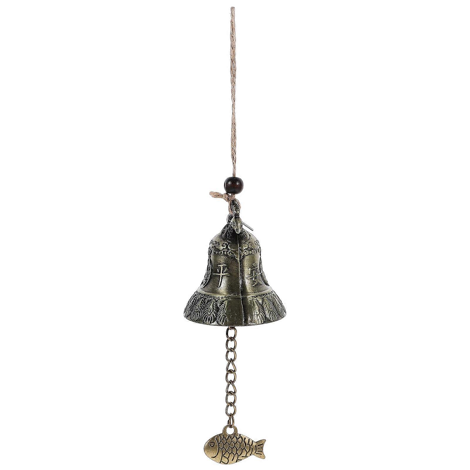 Chime Hanging Bell Decorative Metal Bell Pendant 2Pcs