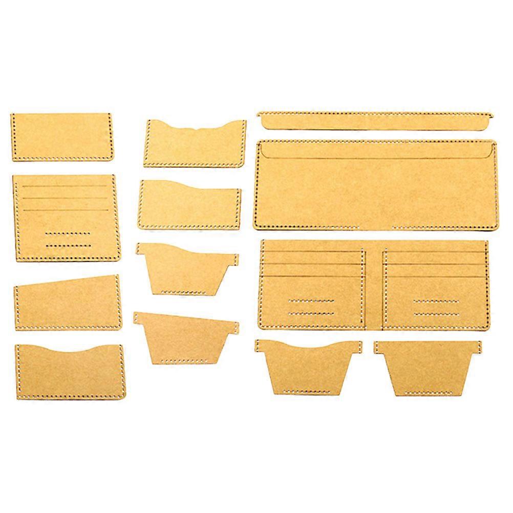 Wallet Production Template for Craft 5Sets Acrylic Patterns