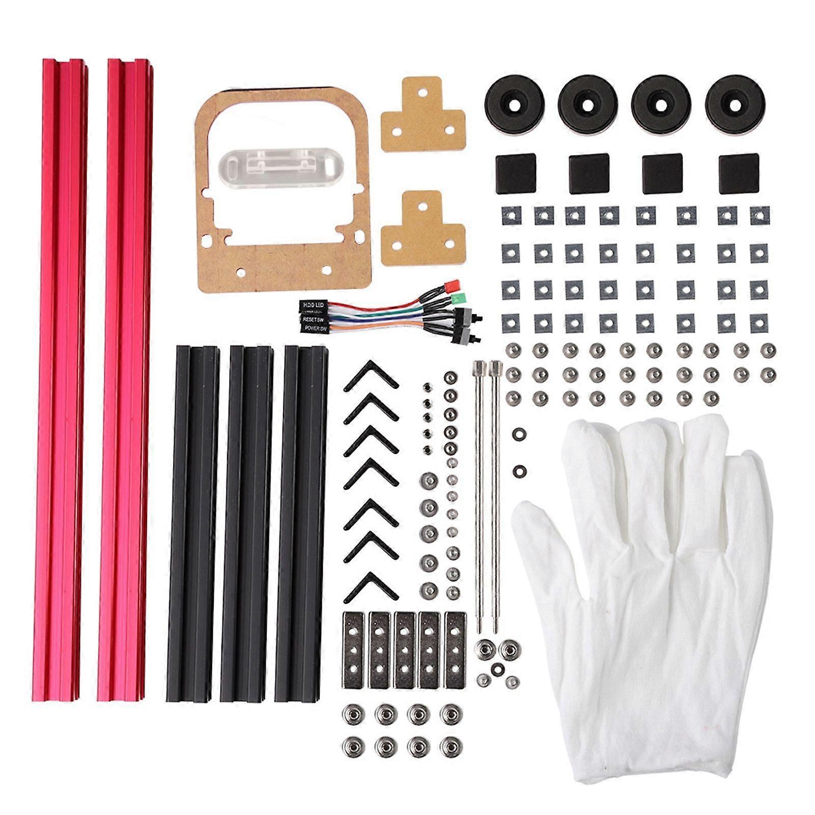 DIY Mini Open Aluminum Alloy Frame ITX Motherboard PC Computer Case