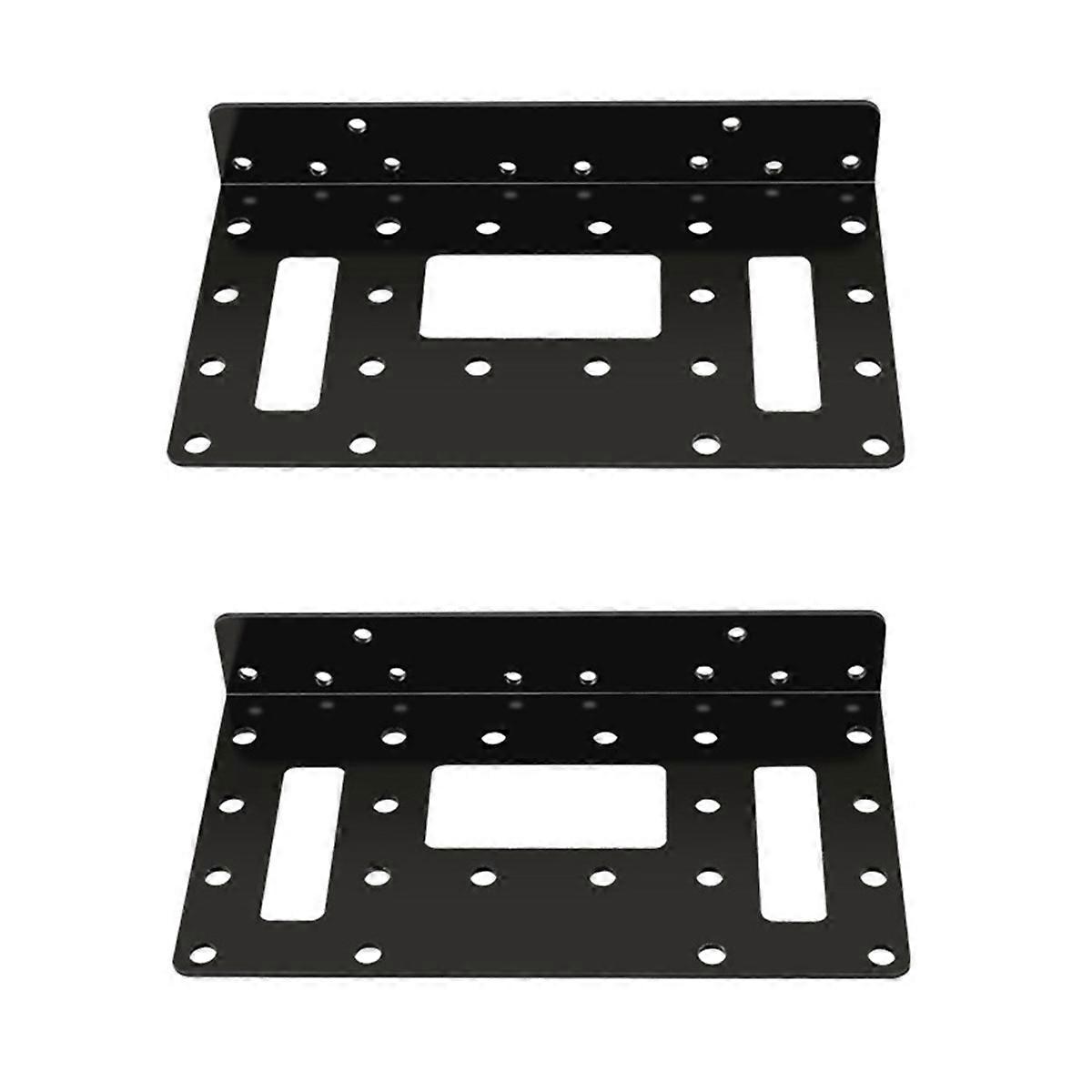 Hard Disk Mounting Bracket Hard Drive Bracket for 2.5in/3.5in SAS/ HDD SSD DIY Storage Metal Hollowo