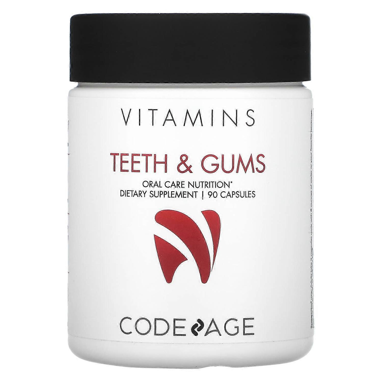 Codeage, Vitamins, Teeth & Gums, Oral Care Nutrition, 90 Capsules