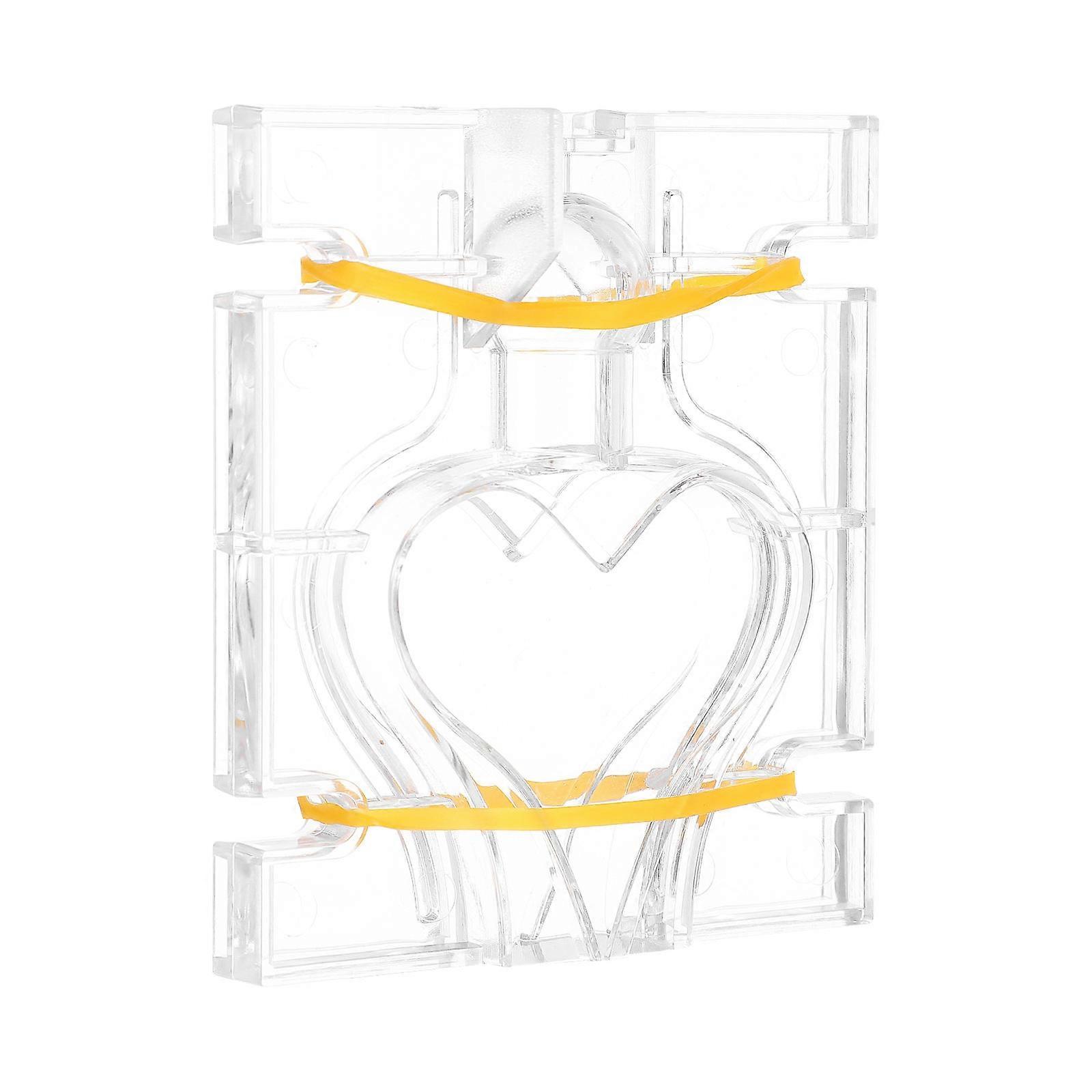 Heart Shape Candle Diy Mold Made Of Durable Pp Material For Children And Teens Creating 2 Sets