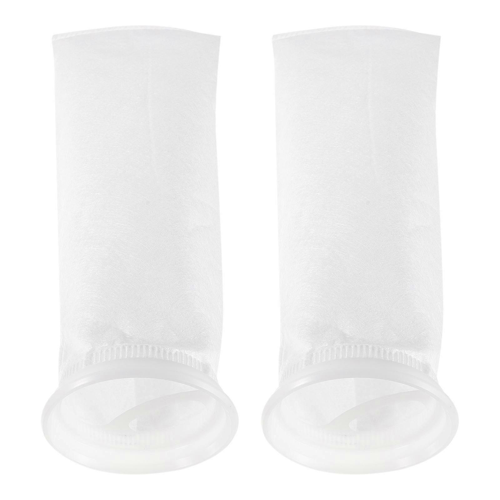 2Pcs Aquarium Filter Socks Filter Bags for Fish Tank Debris Filtration