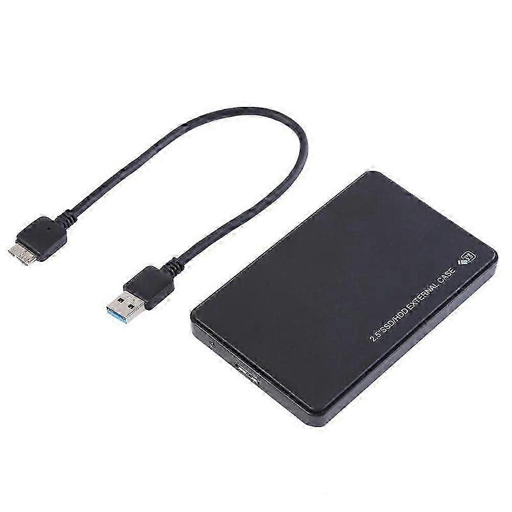 25-26 2.5 inch USB3.0 Hard Disk Box Enclosure 5Gbps SATA HDD SSD Mobile External Case for Notebook Desktop PC (Not Inclube Hard Disk)