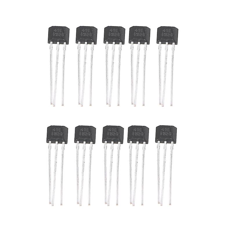 10pcs 49e Hall Element Oh49e Voltage Regulator Hall Effect Sensor Linear Switch