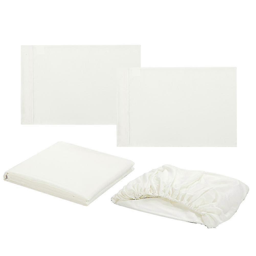 2025 Soft Bed Sheet Set with Deep Pockets, Full Size 4-Piece Bedding Set