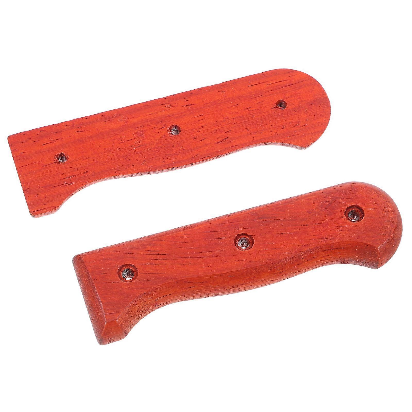 Wooden Handle Replacement DIY Handle 3Pairs for Cutter Handles