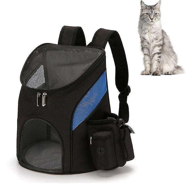Bird Cage Bird Baths Go Out Portable Foldable Pet Cat And Dog Carry Backpack Size:l Black Blue