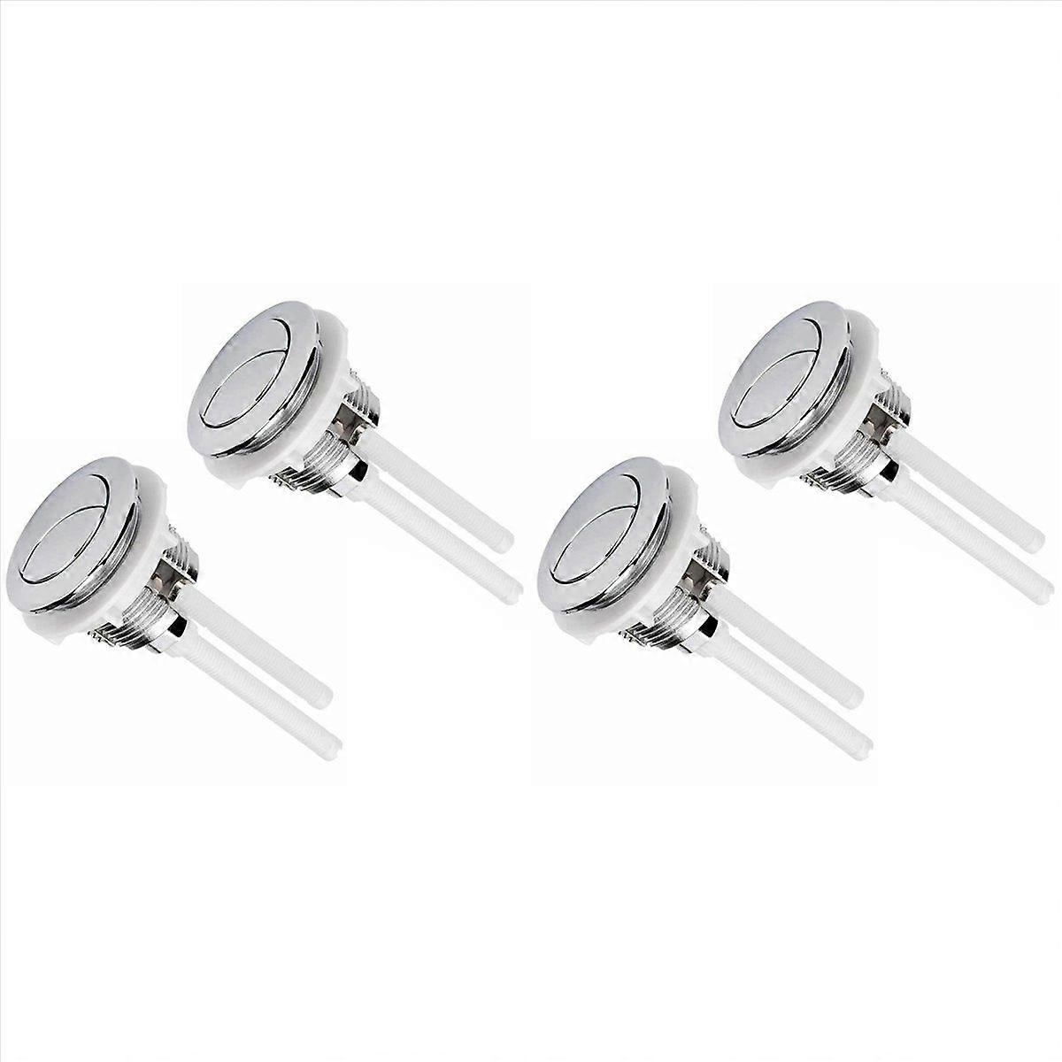 2PCS Toilet Flush Replaces 38mm Double-Button Switch Round Button