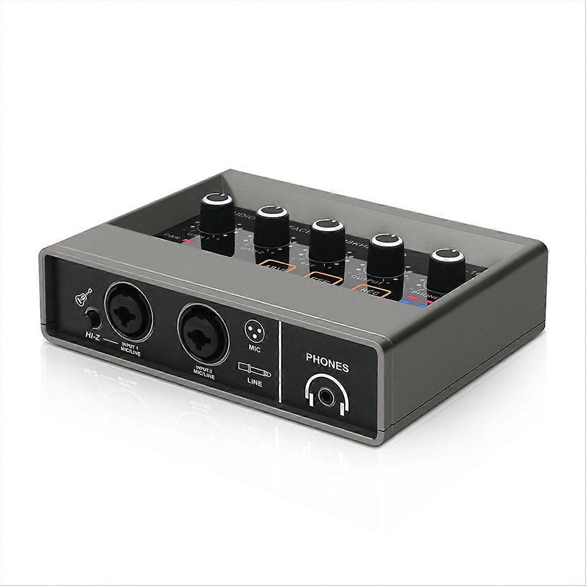 Professional Audio Mixer USB Audio Interface Sound Card