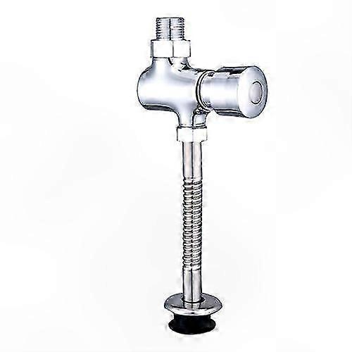 Automatic Urinal Flush Valve with Manual Iron Button and Delay Control