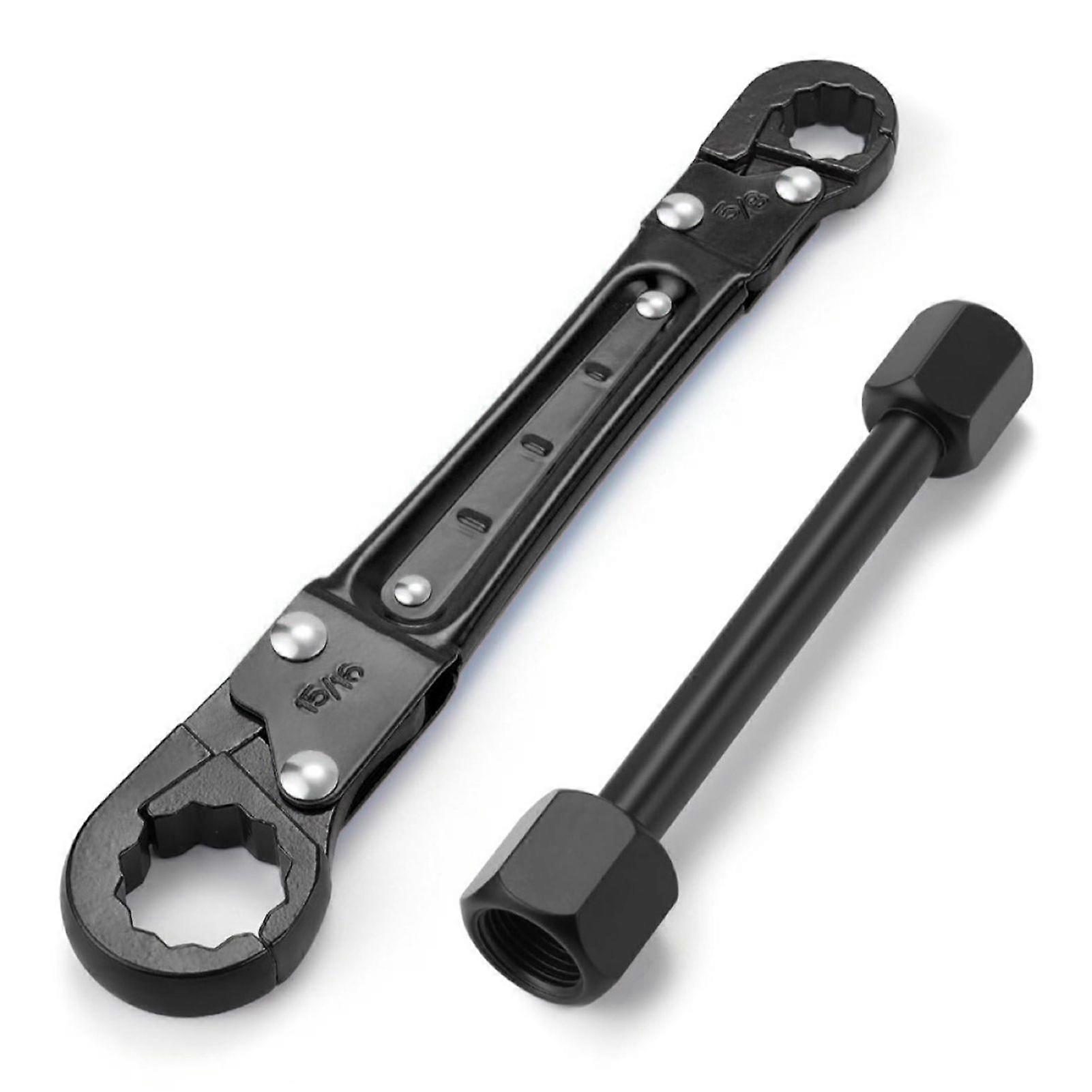 Adjustable Wrench Professional Plumber Tool Durable Construction Multipurpose Easy to Use Compression Angle Stop Wrench Kit