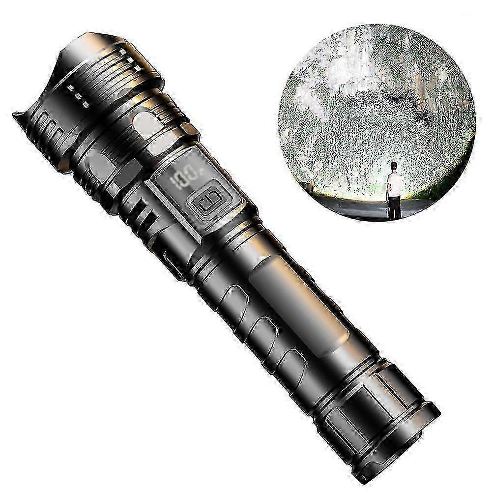 Super Bright Flashlights Waterproof Tactical Super Bright Torch Zoomable Camping