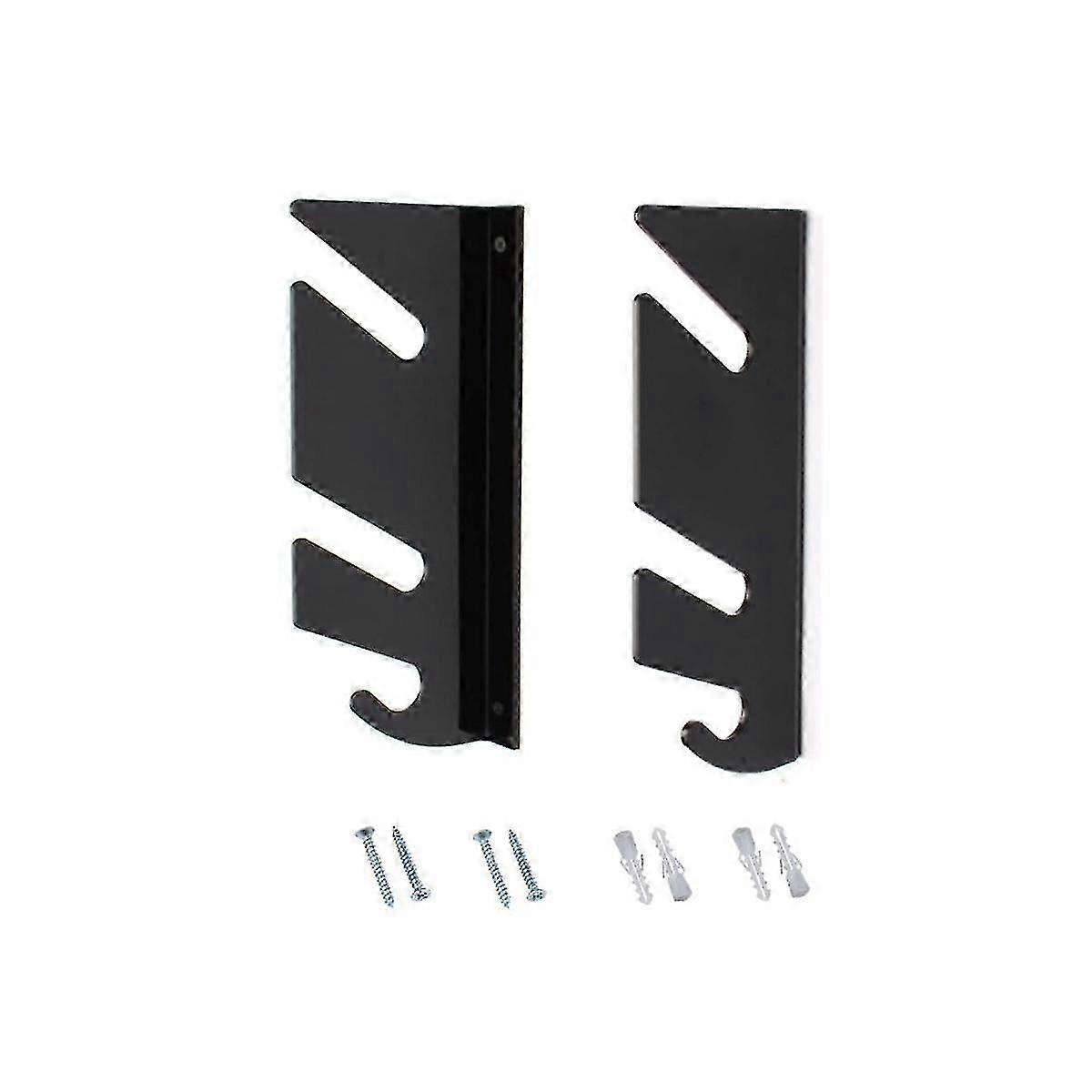 Acrylic Skateboard Wall Rack with Hooks for Longboard & Board Display